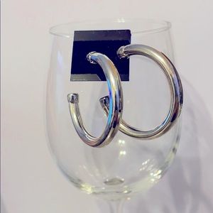 Silver Hoop Earrings